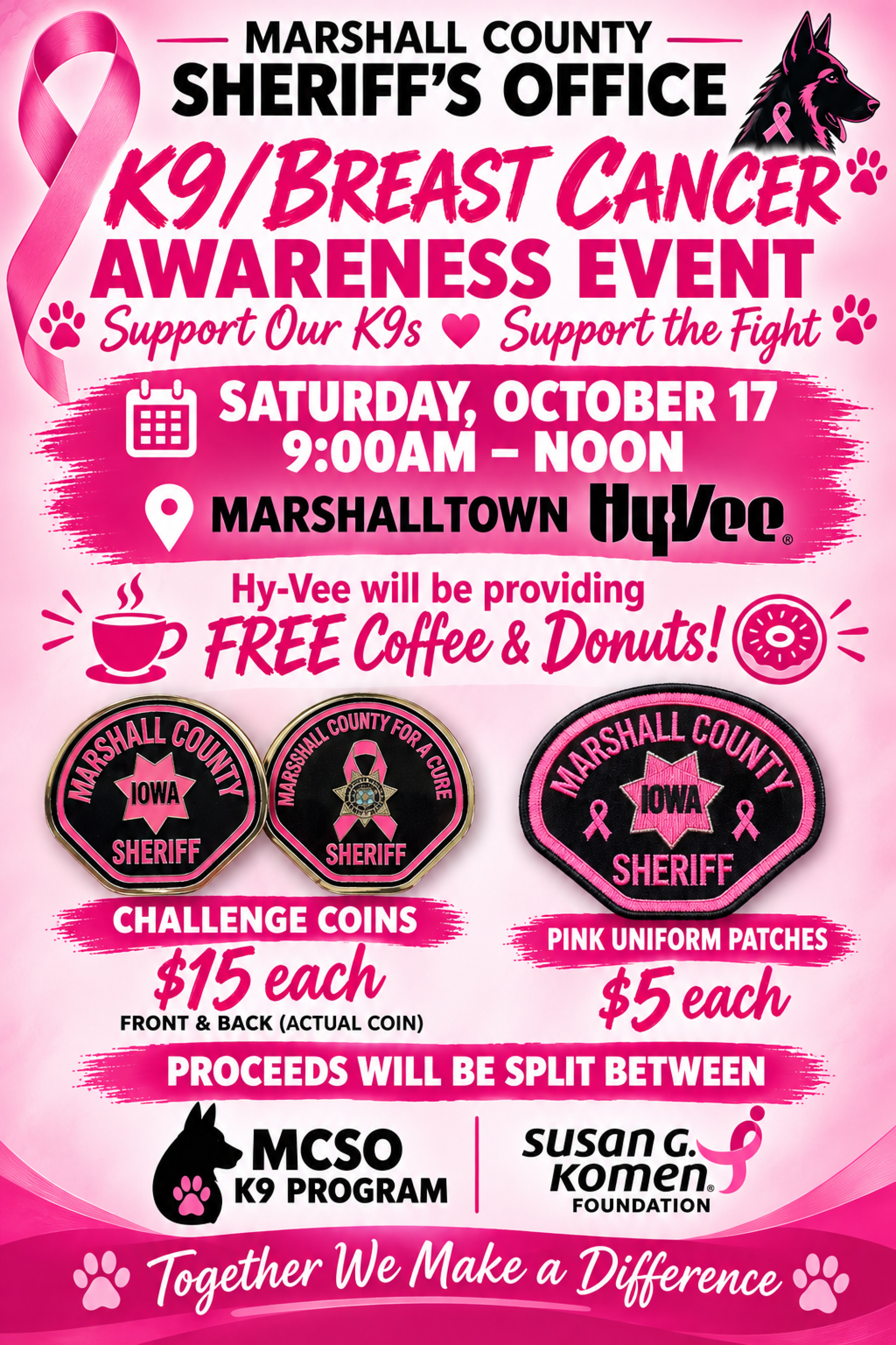 MCSO K9/Breast Cancer Awareness Fundraiser